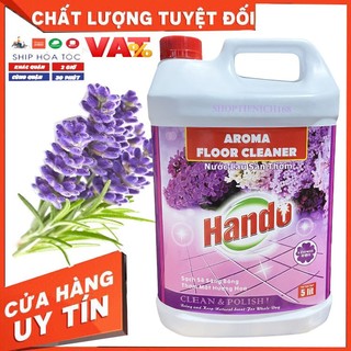 Can 5L nước thơm lau sàn diệt khuẩn Hando 5L Hương Lavender
