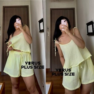 Bộ ngủ dây cột Colsie bigsize xuất xịn