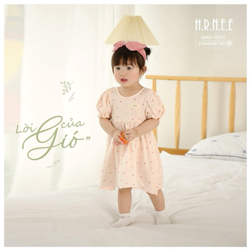 Váy Hrnee mềm mại cho bé gái