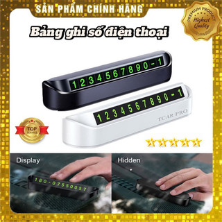 Bảng Ghi Số Điện Thoại Thẻ Đỗ Xe Hiển Thị Số Điện Thoại Gắn Taplo Xe Hơi Tiện Lợi Có Dạ Quang