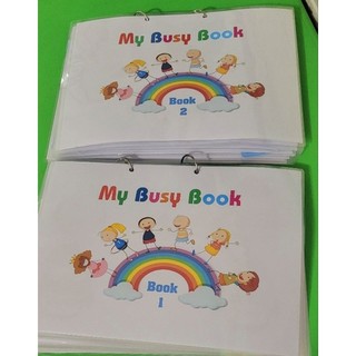 Học liệu bóc dán my busy book