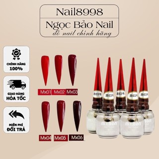 Set Sơn Đỏ Mxbon Hàng Chuẩn ,Tách lẻ chai
