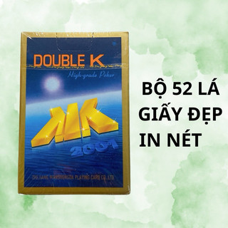 Bài tây giấy double k bài 52 lá giấy đẹp xịn đồ chơi giải trí xả stress tiến lên