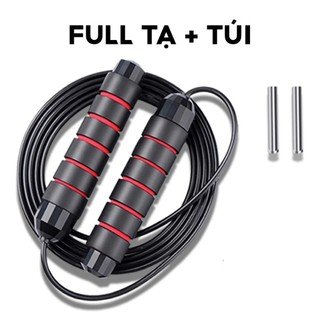 Dây Nhảy Thể Dục Đàn Hồi, Loại Dây Lõi Thép Có Tạ, Hỗ Trợ Tập Luyện Nhảy Dây Đốt Mỡ Tiện Lợi