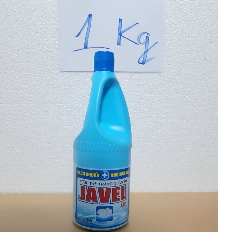Nước Tẩy Quần Áo Javel Lix 1Kg nước giặt tẩy sạch khuẩn khử mùi hôi mọi vết bẩn cứng đầu