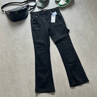 Quần Jeans đen Double Knee Vải canvas TR7 House
