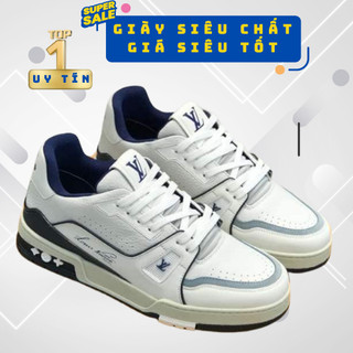 Giày lv 54 trainer giày lv 54 cao cấp giày thể thao nam nữ xanh than đen trắng full pk