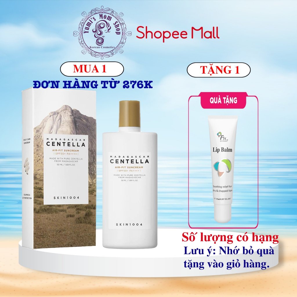 Kem chống nắng Skin1004 Madagascar Centella Air Fit Sun Cream Plus SPF50+PA++++