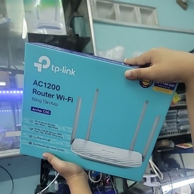 băng tần kép  tp-link ac1200 archer c50