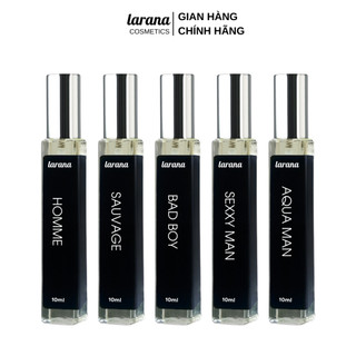 Nước hoa nam Larana cao cấp thơm lâu, Hương thơm sang trọng, lịch lãm, gợi cảm, thu hút phái nữ, Dung tích 10ml.