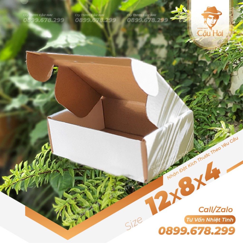 Set 50 Hộp carton 12x8x4