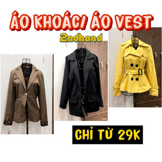Áo khoác/ áo vest nữ nhiều kiểu hàng thùng/ hàng si từ 29k