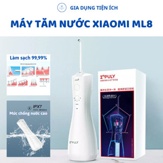 Máy Tăm Nước Cầm Tay Mini Enpuly M6Plus 130ml, ML8 250ml Không Dây- Chăm Sóc Răng Miệng thuận tiện mang du lịch