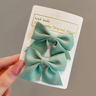 Sét 2 kẹp nơ dễ thương cho bé nhiều màu