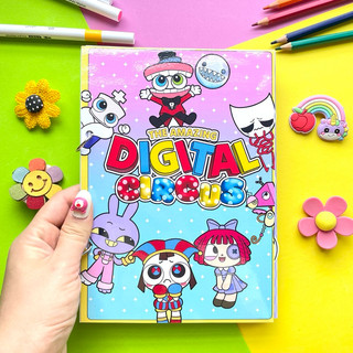 Đồ chơi bóc dán Búp bê giấy Rạp xiếc thú vị ( 3 mặt búp bê) - Búp bê giấy Pighandmade