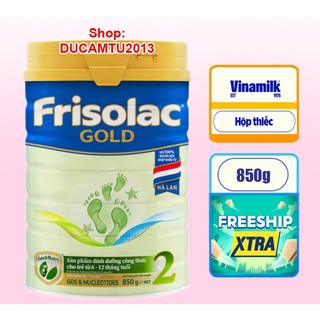 Sữa bột Frisolac Gold 2 850g HSD  2026