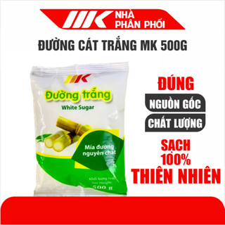 Đường Cát Trắng MK Gia Vị Nấu Ăn Từ Mía Kết Tinh Tự Nhiên Gói 500Gr