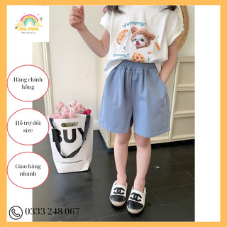 Quần short/ sóoc cho bé gái/ bé trai, quần đùi cho bé thoải mái hoạt động phong cách Hàn Quốc- Ong vàng nhỏ