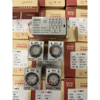 Rơ le thời gian 14 chân rẹt berm h3y-4, h3y