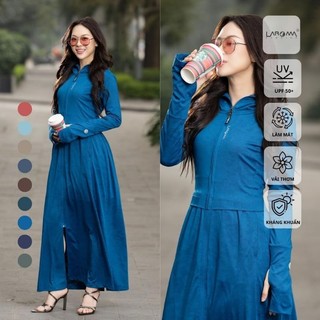 Choàng chống nắng Laroma 2 lớp 2024 chất DỆT
