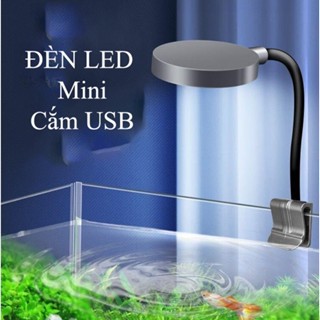 Đèn LED mini D-1S 3 màu RGB cho bể cá cảnh - Đèn LED cắm USB cho bể cá nhỏ