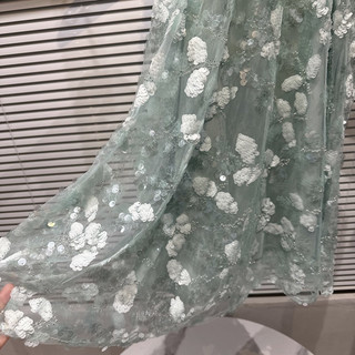 Sequin vảy cá đầm cổ yếm bling bling