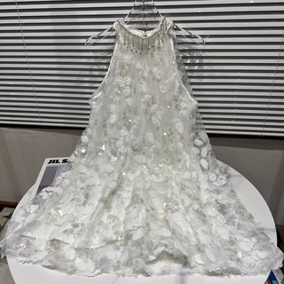 Sequin vảy cá đầm cổ yếm bling bling