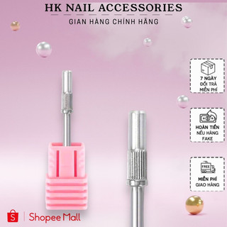Đầu mài lắp nhám mini, đầu lắp nhám hk nail accessories