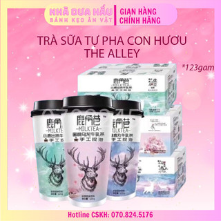 [123gam] Trà sữa HƯƠU tự pha full toppin Alley