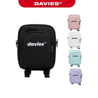 Túi đeo chéo nam nữ canvas DAVIES mini màu pastel local brand Original Basic Pocket | D-B19