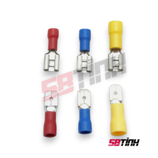 Đầu coss nối dẹp phủ nhựa đực cái, coss ghim capa, coss fdd, mdd bịch/100cái
