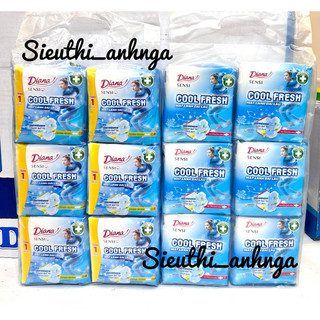 Bịch 6 Gói Băng Vệ Sinh Sensi Cool Fresh siêu mỏng Không Cánh/Có Cánh