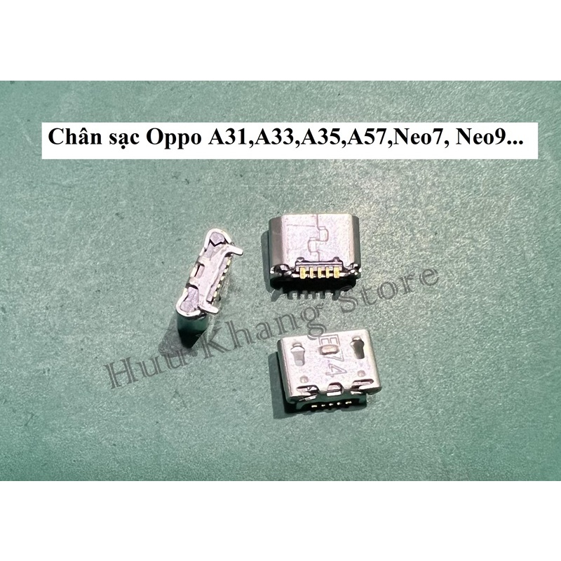 (Set 5c) Chân sạc Oppo A31, A33, A35, A57, Neo7, Neo9...