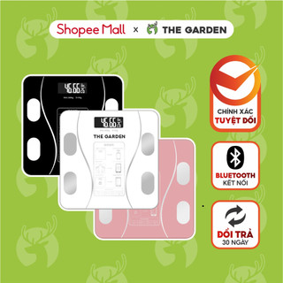 Cân Sức Khoẻ, Cân Điện Tử THE GARDEN Sạc USB Kết Nối Bluetooth Phân Tích Chỉ Số Cơ Thể C2