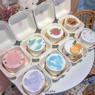 Hộp bã mía vuông, hộp Bento đựng bánh, thức ăn set 10 chiếc