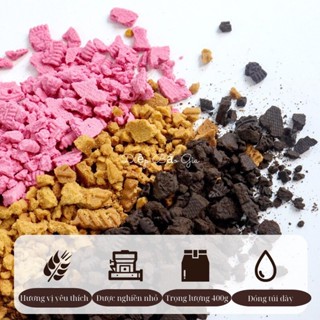  Vụn bánh Oreo các vị  Socola Matcha Trứng muối Dâu Chuối  gói nguyên 400gr 