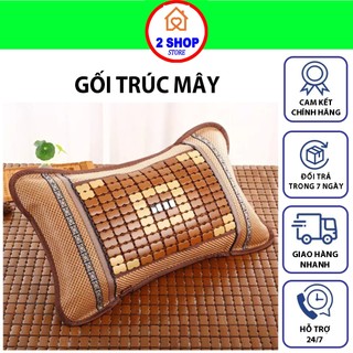 Gối trúc mây💖𝑭𝑹𝑬𝑬𝑺𝑯𝑰𝑷💖gối trúc mây hạt điều hòa cao cấp thoáng khí mát lạnh cho mùa hè