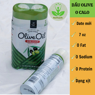 Dầu ăn kiêng Olive oil  Member's Mark dạng xịt chính hãng 7 oz chiên xào, trộn salad,...