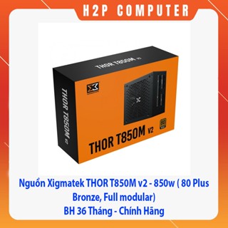 Nguồn Xigmatek THOR T850M v2 EN41754 - 850w ( 80 Plus Bronze, Full modular) - New - Chính Hãng - BH 36 Tháng