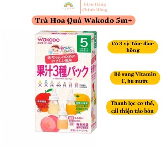 Trà Hoa Quả Wakodo Nhật Bản Cho Bé Từ 5m+