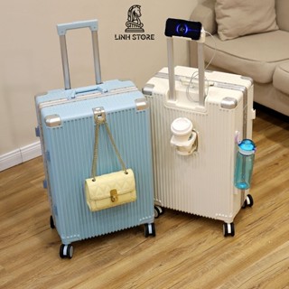  Vali Nội Địa Trung có cổng sạc USB Khay để bình nước Hàng lỗi đổi mới Miễn Phí 