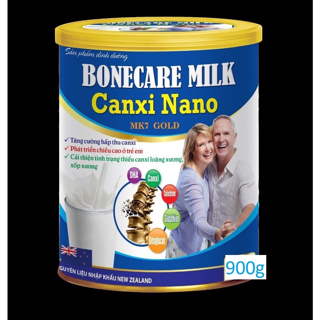 [H900g]Sữa Bột Tăng Chiều Cao Bonecare Milk Canxi Nano MK7 Gold- Tăng Cường Hấp Thu Canxi, Phát Triển Chiều Cao Ở Trẻ Em
