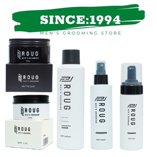 ROUG | Sáp vuốt tóc, Gôm xịt cứng tóc Roug Matt Clay, Matte Clay 90g - Chính Hãng Bọt tạo phồng Roug|