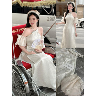 Áo dài cách tân nhẹ nhàng tiểu thư