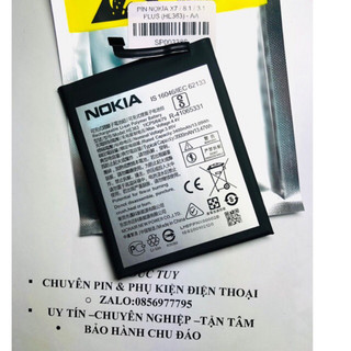 Pin xịn nokia he363 Nokia X7 8.1/7.1plus mới zin HE363 bảo hành 3 tháng