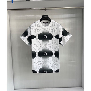 ⚡️Hàng Cao Cấp⚡️!! Áo Phông LV Shibori Tie-Dye Logo Mono Đen - Bản Cao Cấp