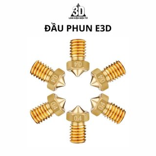 Đầu phun e3d nhựa 1.75mm dành cho máy in 3d