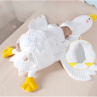 GỐI VỊT TRẮNG,GHI NẰM SẤP CHỐNG ĐAU BỤNG ĐẦY HƠI AN TOÀN CHO BÉ( CÓ LỖ THOÁNG KHÍ)Ảnh Thật -Đổ Buôn sl)