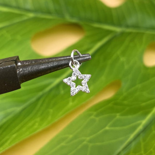 Móc treo ngôi sao đính đá cỡ nhỏ bạc s925 - Charm Bạc 925 - Mã CB1275