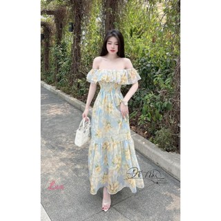 Đầm yếm maxi cúp ngực siêu hot đi biển, tiệc, bar, Đầm Body Sexy Xẻ Tà Cổ Yếm Váy Body 🌼🌼🌼LY alohashop91